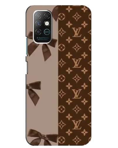 Чехол для Infinix Note 8 с картинкой «Louis Vuitton — банты»