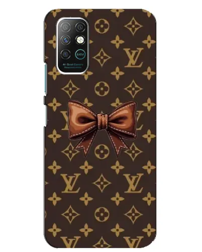 Чехол для Infinix Note 8 с картинкой «LV с бантом»