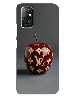 Чехол для Infinix Note 8 с картинкой «Красное яблоко LV»