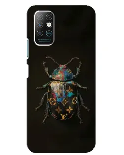 Чехол для Infinix Note 8 с картинкой «LV — мраморный принт»