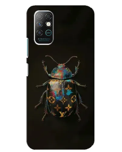 Чехол для Infinix Note 8 с картинкой «LV — мраморный принт»