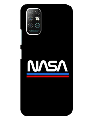 Чехол для Infinix Note 8 с картинкой «NASA — классика Red Blue» Чехол для Infinix Note 8 с картинкой «NASA — классика Red Blue»