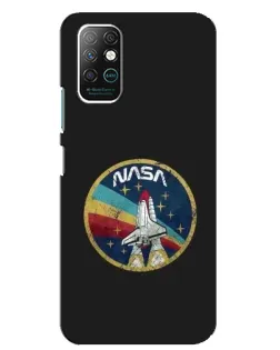Чехол для Infinix Note 8 с картинкой «NASA — эмблема миссии»