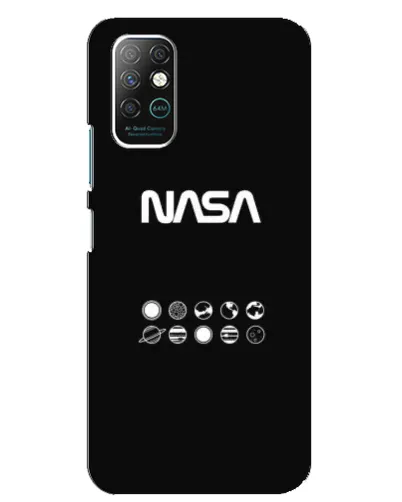 Чехол для Infinix Note 8 с картинкой «NASA — технический принт» Чехол для Infinix Note 8 с картинкой «NASA — технический принт»