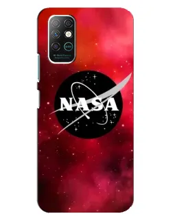 Чехол для Infinix Note 8 с картинкой «NASA — красная туманность»