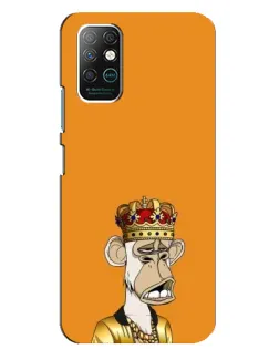 Чехол для Infinix Note 8 с картинкой «Золотая обезьяна Bored Ape»