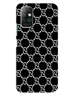 Чехол для Infinix Note 8 с картинкой «Gucci — сетчатый паттерн»