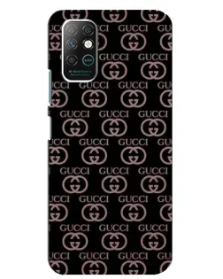 Чехол для Infinix Note 8 с картинкой «Классическая монограмма Gucci»
