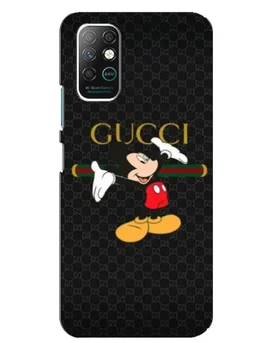 Чехол для Infinix Note 8 с картинкой «Микки Маус Gucci»