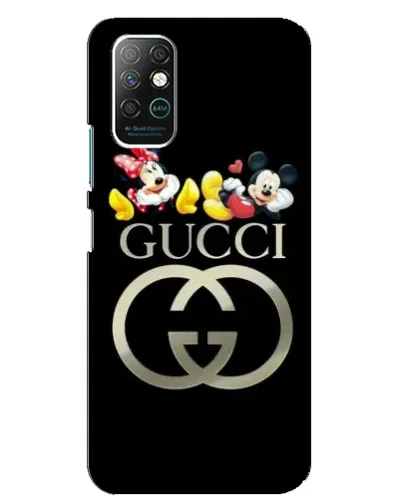 Чехол для Infinix Note 8 с картинкой «Gucci — герои Disney»