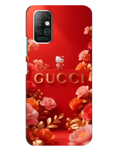 Чехол для Infinix Note 8 с картинкой «Gucci — золотой сад»