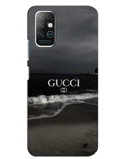 Чехол для Infinix Note 8 с картинкой «Gucci — морской прибой»