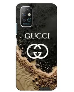 Чехол для Infinix Note 8 с картинкой «Gucci — песчаные дюны»