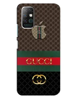Чехол для Infinix Note 8 с картинкой «Gucci — брендированный десерт»