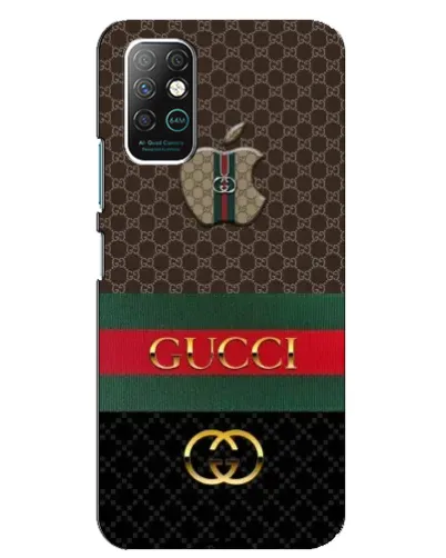 Чехол для Infinix Note 8 с картинкой «Gucci — брендированный десерт»
