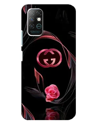 Чехол для Infinix Note 8 с картинкой «Gucci — неоновая роза»
