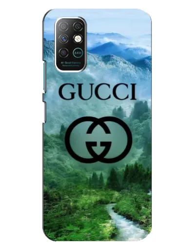 Чехол для Infinix Note 8 с картинкой «Gucci — горный пейзаж»