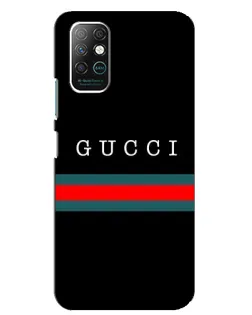 Чехол для Infinix Note 8 с картинкой «Gucci — красный пояс»