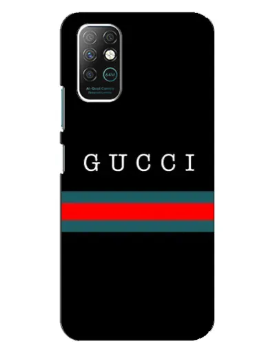 Чехол для Infinix Note 8 с картинкой «Gucci — красный пояс»