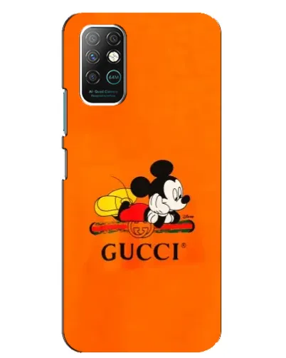Чехол для Infinix Note 8 с картинкой «Микки Маус Gucci — оранж» Чехол для Infinix Note 8 с картинкой «Микки Маус Gucci — оранж»