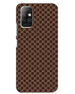 Чехол для Infinix Note 8 с картинкой «Gucci — шоколадная сетка»
