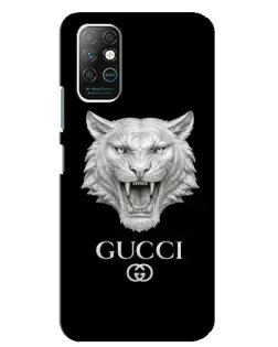 Чехол для Infinix Note 8 с картинкой «Gucci — серебряный лев»