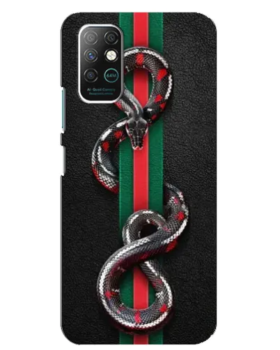Чехол для Infinix Note 8 с картинкой «Gucci — змея на полосе» Чехол для Infinix Note 8 с картинкой «Gucci — змея на полосе»
