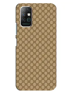 Чехол для Infinix Note 8 с картинкой «Gucci — классический беж»