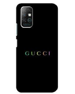 Чехол для Infinix Note 8 с картинкой «Gucci — неоновый минимализм»