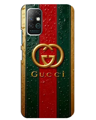 Чехол для Infinix Note 8 с картинкой «Gucci — фирменная полоса и золото» Чехол для Infinix Note 8 с картинкой «Gucci — фирменная полоса и золото»