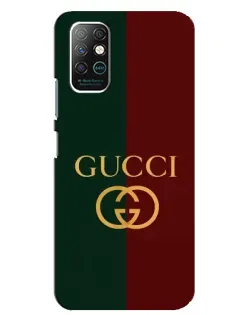 Чехол для Infinix Note 8 с картинкой «Gucci — темно-зеленый градиент»