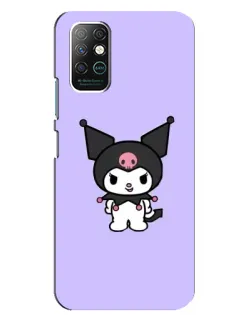 Чехол для Infinix Note 8 с картинкой «Kuromi — нежный фиолетовый»