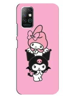 Чехол для Infinix Note 8 с картинкой «My Melody и Kuromi»
