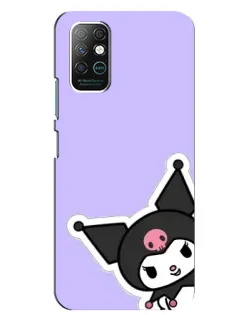 Чехол для Infinix Note 8 с картинкой «Забавная Kuromi»