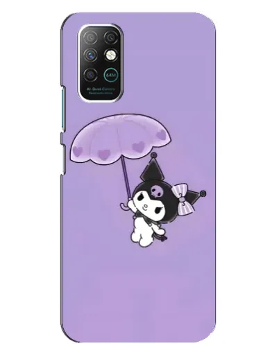 Чехол для Infinix Note 8 с картинкой «Kuromi с зонтиком»