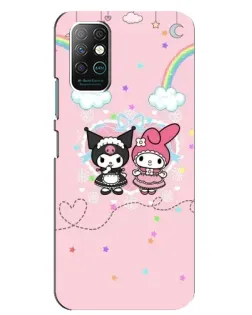 Чехол для Infinix Note 8 с картинкой «My Melody и Kuromi»