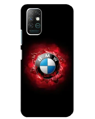 Чехол для Infinix Note 8 с картинкой «Логотип BMW — вспышка»