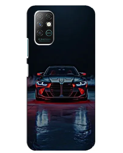 Чехол для Infinix Note 8 с картинкой «BMW на мокрой дороге»