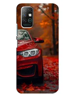 Чехол для Infinix Note 8 с картинкой «Осенняя BMW M4»