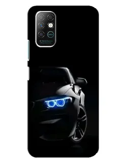 Чехол для Infinix Note 8 с картинкой «BMW — ночной взгляд»