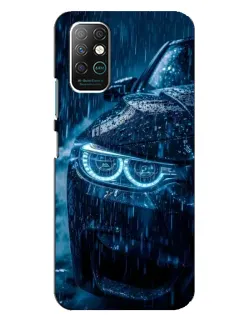 Чехол для Infinix Note 8 с картинкой «BMW под дождем»