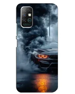 Чехол для Infinix Note 8 с картинкой «BMW M-Power — абстракция»
