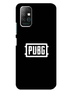 Чехол для Infinix Note 8 с картинкой «Лого BMW — металлический блеск»
