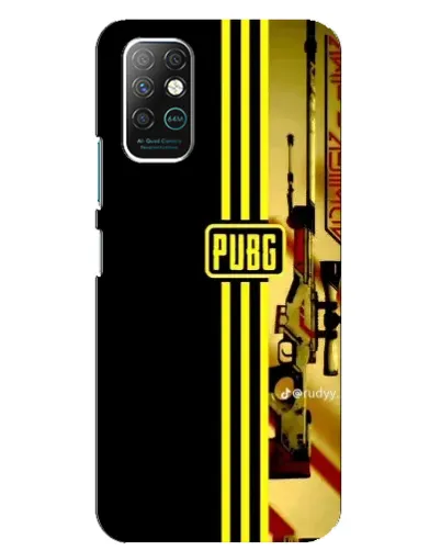 Чехол для Infinix Note 8 с картинкой «PUBG — камуфляжный шлем»