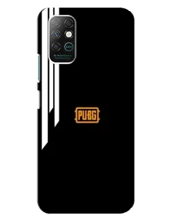 Чехол для Infinix Note 8 с картинкой «PUBG — вертикальные линии»