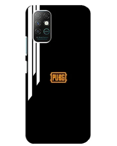 Чехол для Infinix Note 8 с картинкой «PUBG — вертикальные линии»