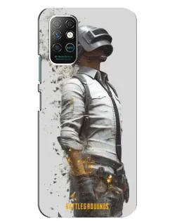 Чехол для Infinix Note 8 с картинкой «PUBG — боец в пыли»
