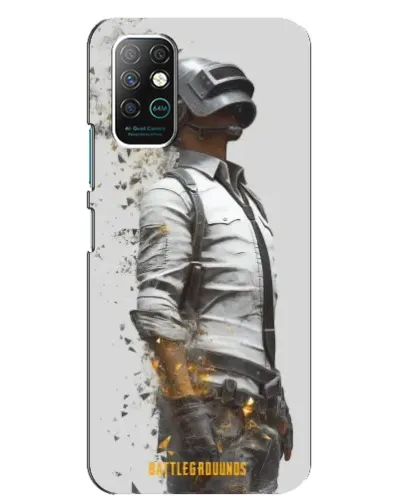Чехол для Infinix Note 8 с картинкой «PUBG — боец в пыли»