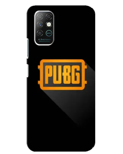 Чехол для Infinix Note 8 с картинкой «PUBG — рамка лого»