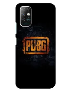 Чехол для Infinix Note 8 с картинкой «PUBG — золотой логотип»